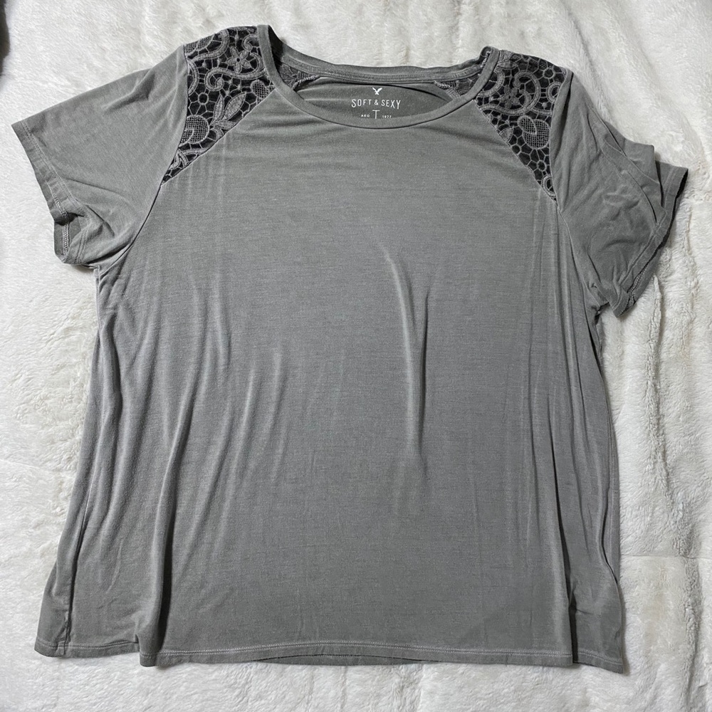 American Eagle Soft and Sexy Lacey t-shirt